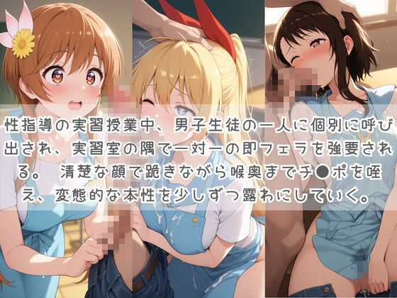 生徒たちの搾精パトロール係 〜先生を見つけたら即抜きサービス〜 ニ〇コイ 画像1