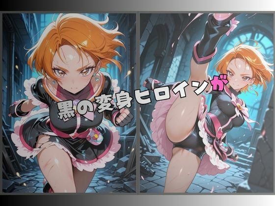 【R-18】拘束された黒の変身ヒロイン サンプル1