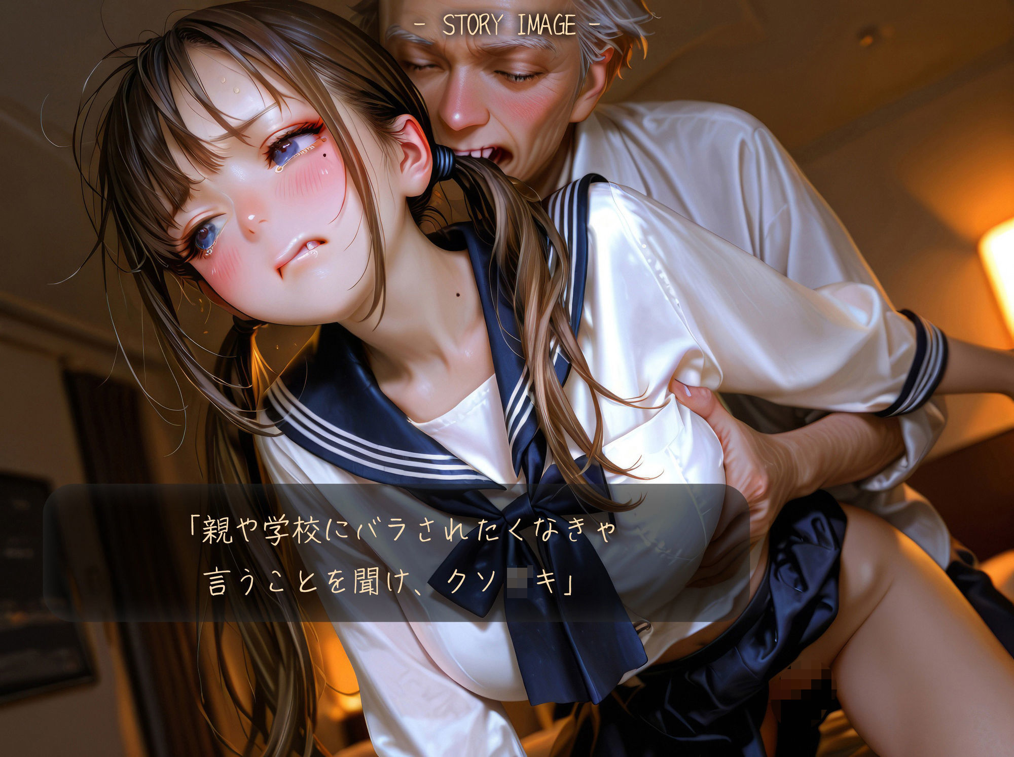 【静止画】担任の先生にパパ活がバレてラブホで脅迫セックス！【動画】 サンプル2