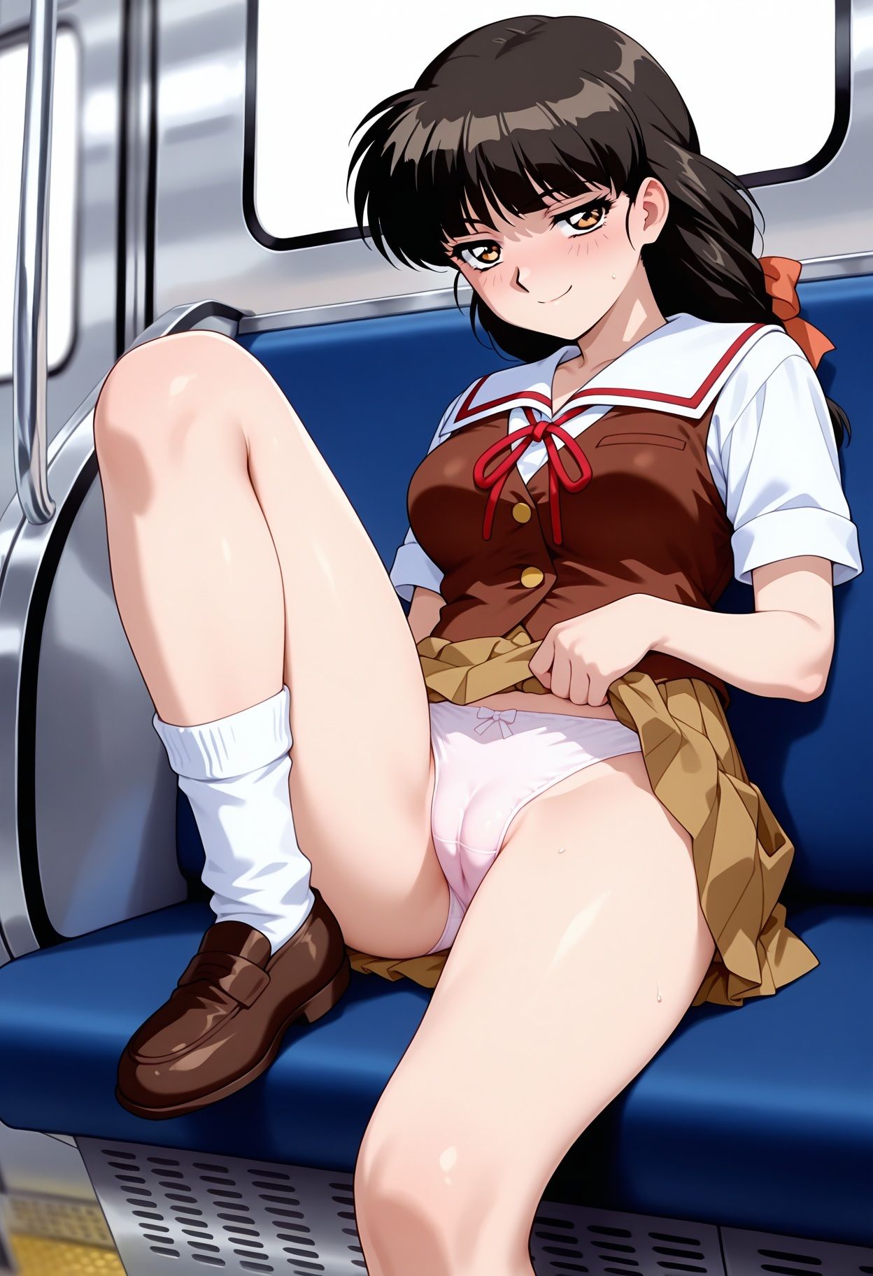 旧校舎のクールビューティー 画像3