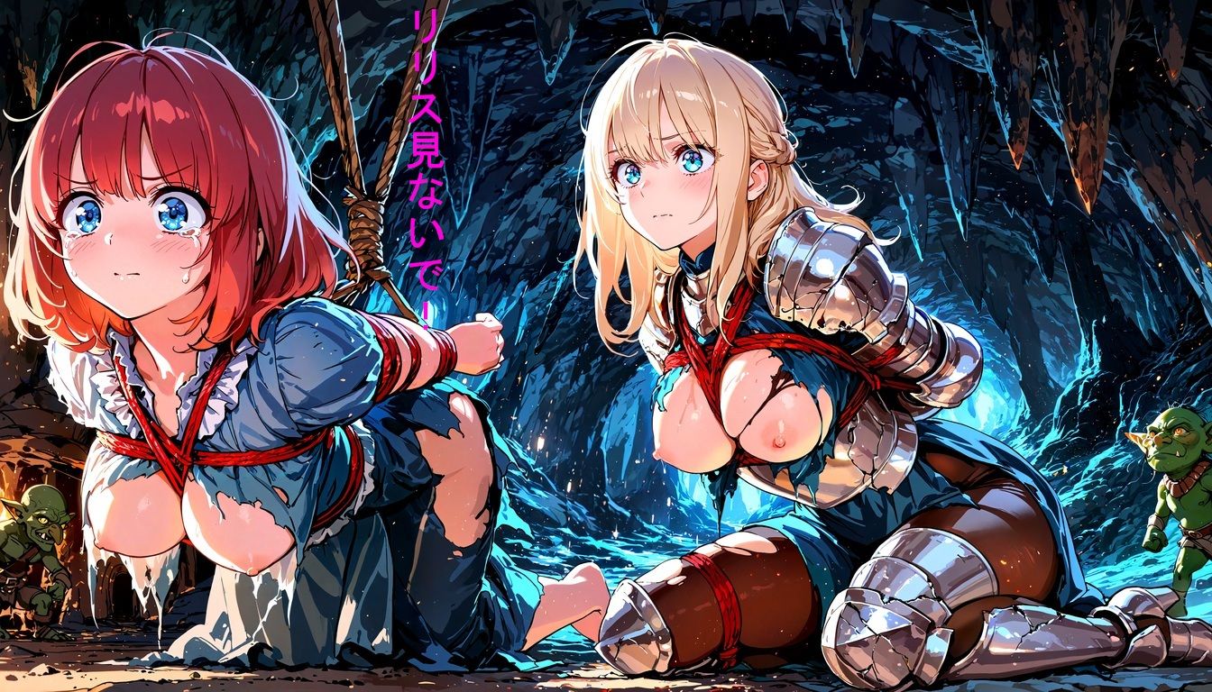 女騎士リリス 1 -ゴブリンの凌●- サンプル5