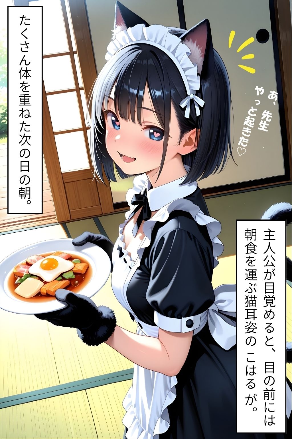 私のはじめて、先生にあげるね（はーと）番外編 〜 猫好き先生を朝から誘惑！元教え子の猫耳メイドがにゃんにゃんご奉仕 〜 サンプル2