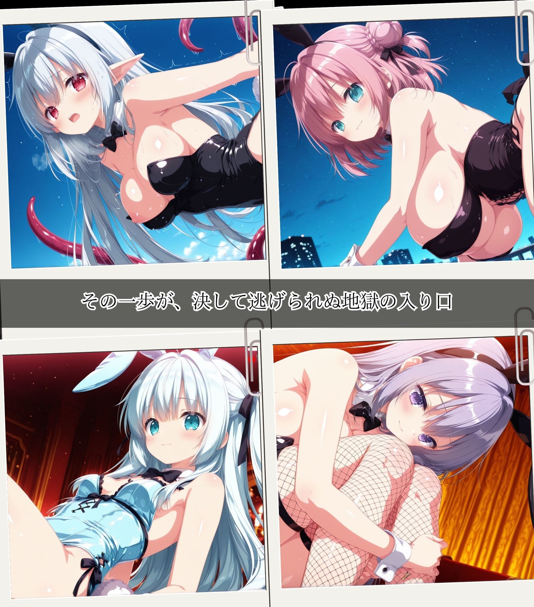 二度と戻れぬ快楽の穴 触手に堕ちた少女達 〜バニーガール編〜 Vol.1 画像1