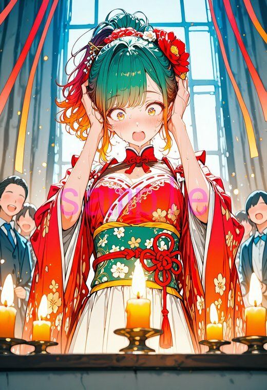 【フル同人】【絶倫影法師2次】【d_751179】女の子がナニかを見つめている画像集