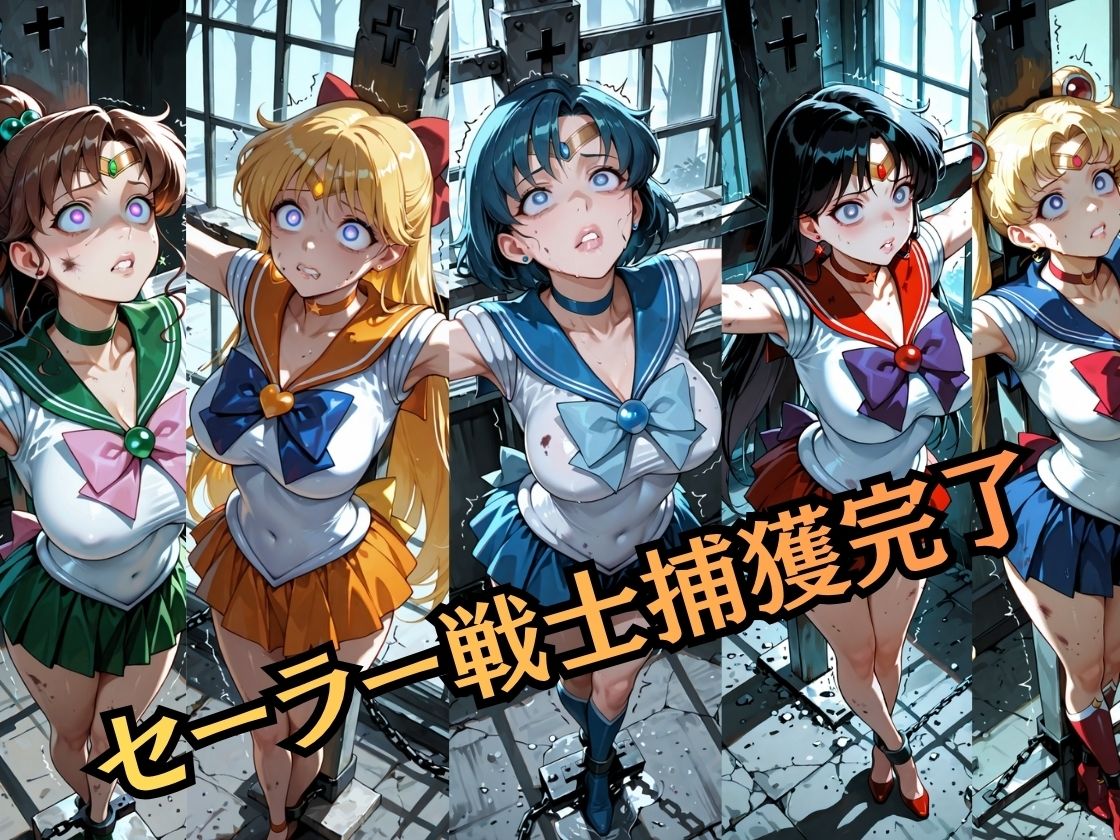 【特大ボリューム500枚】敗北奴●屈服ヒロインズ、堕とされたセーラー戦士【セリフ付き】 画像1