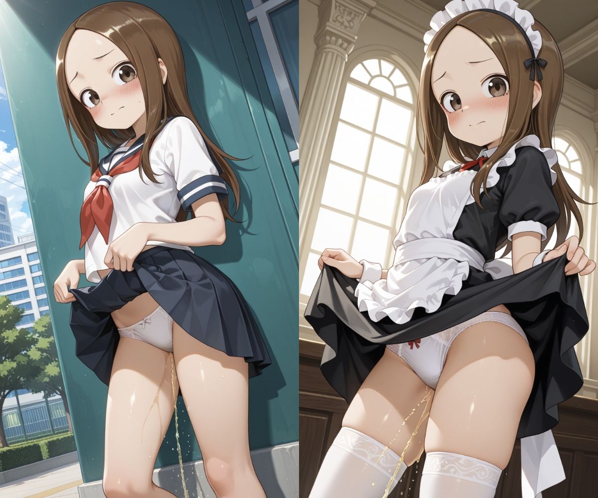 おしっこお漏らしチャレンジ【高〇さん コスプレ編】 画像2