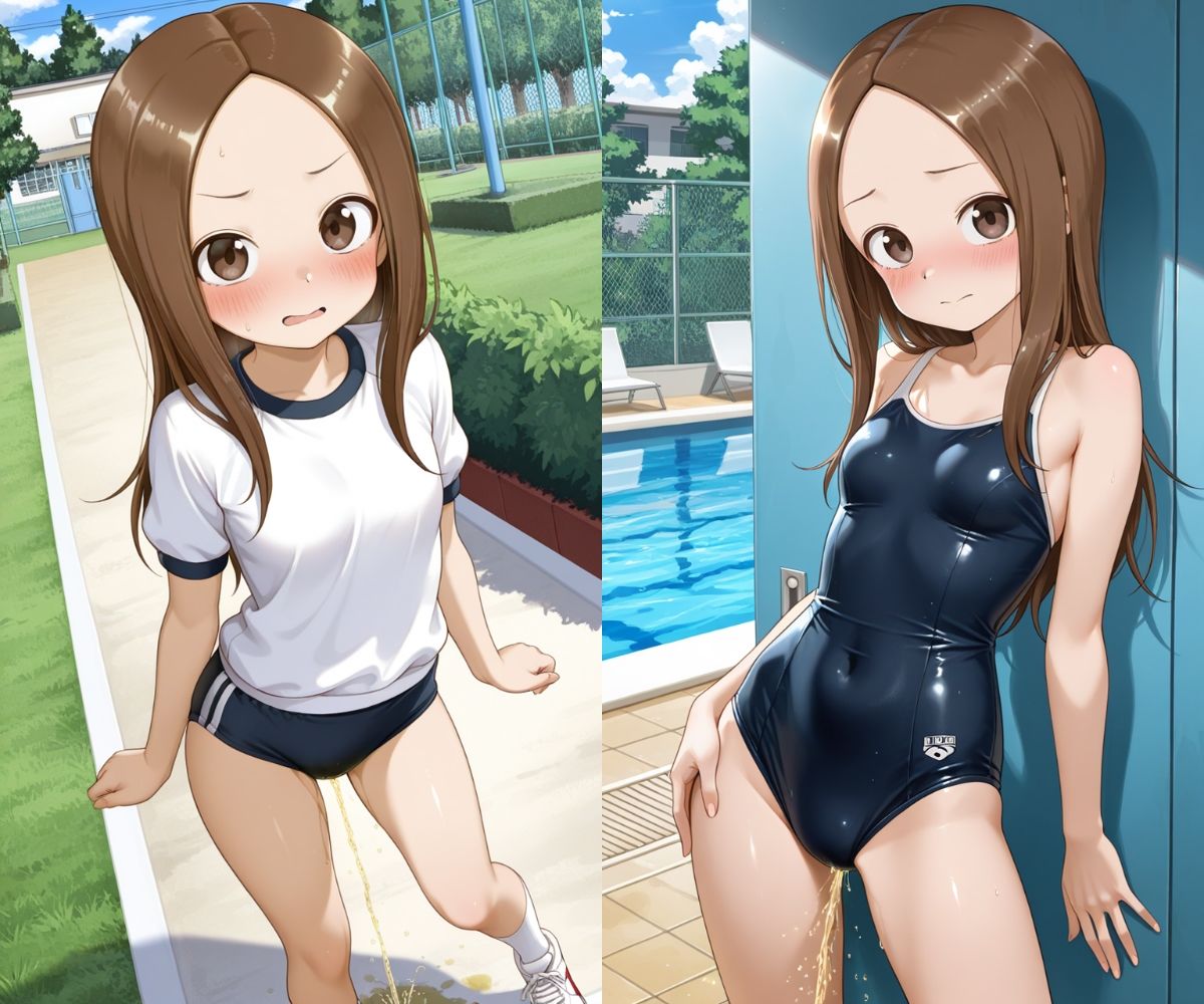 おしっこお漏らしチャレンジ【高〇さん コスプレ編】 画像5