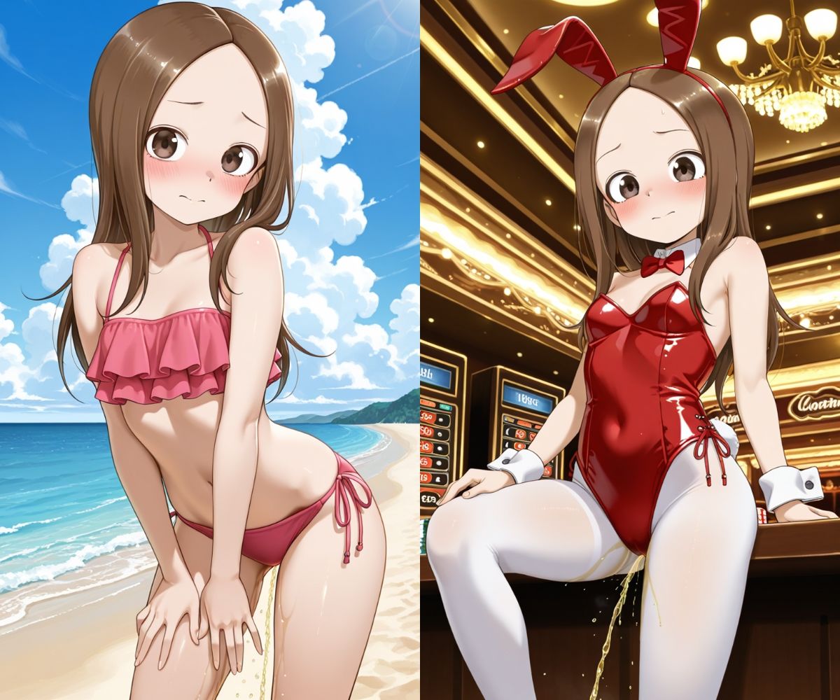 おしっこお漏らしチャレンジ【高〇さん コスプレ編】 画像6