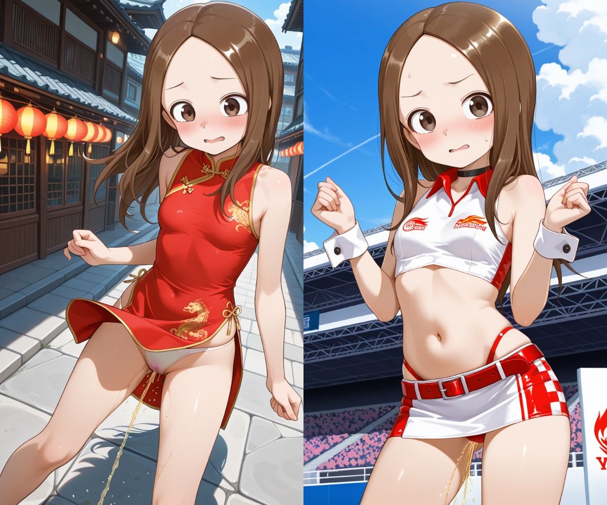 おしっこお漏らしチャレンジ【高〇さん コスプレ編】 画像7