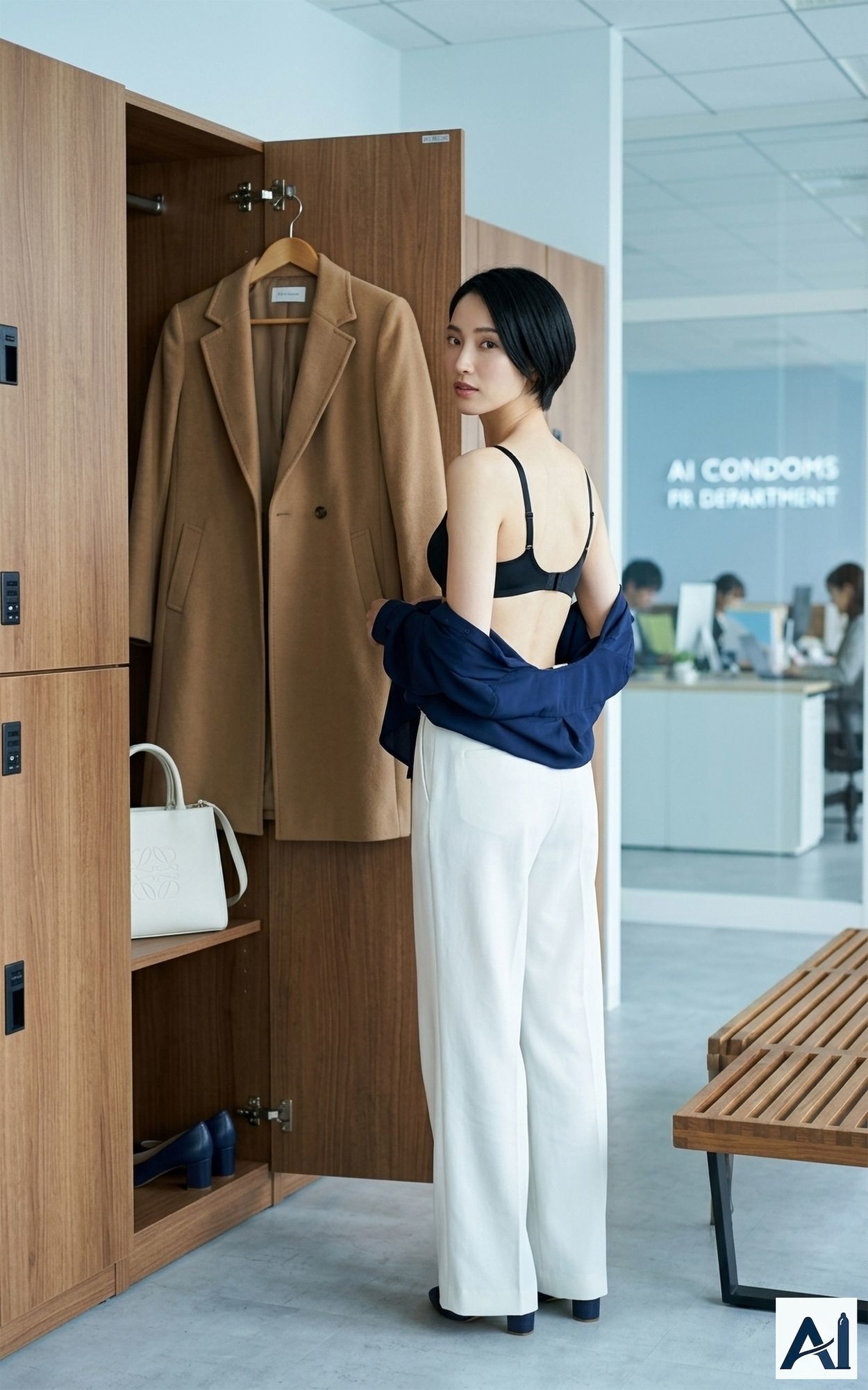 ［AI写真集］ AIC-Photo 背徳のV Premier 02:みお（澪）「月曜の広報」完全解禁版 画像2