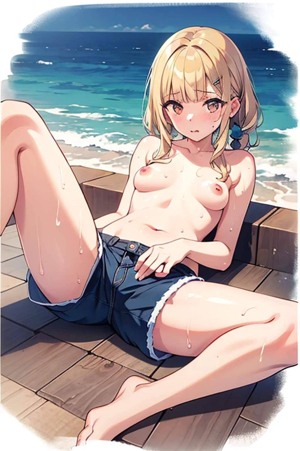 普乳の男水着ちゃれんじ! 画像6