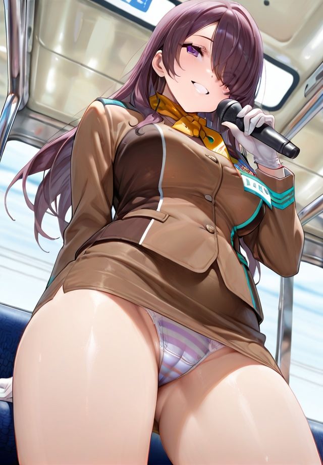 下から失礼しま〜す♪  バスガイド編 画像3