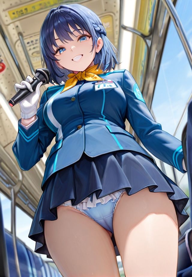 下から失礼しま〜す♪  バスガイド編 画像4