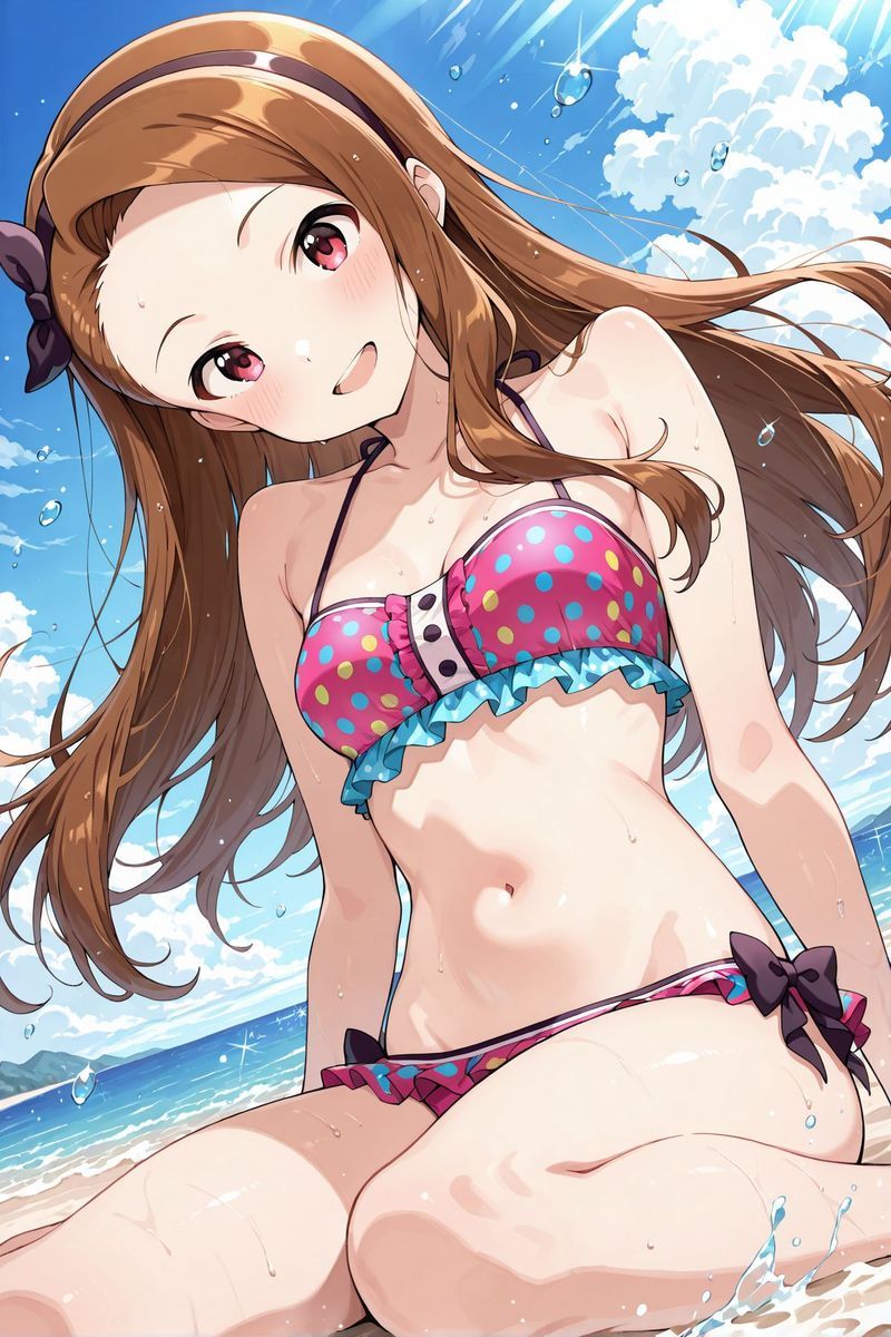 アイドル○スター9  水着に着替えたら サンプル1