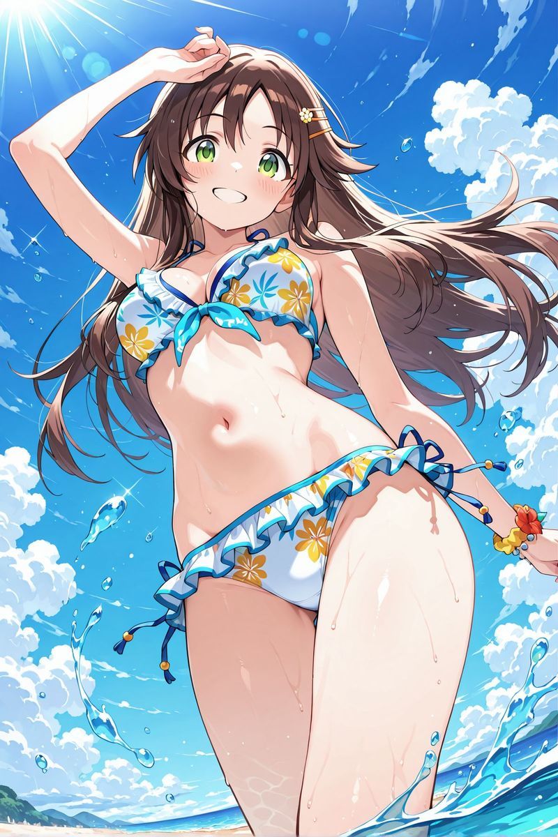 アイドル○スター9  水着に着替えたら サンプル6