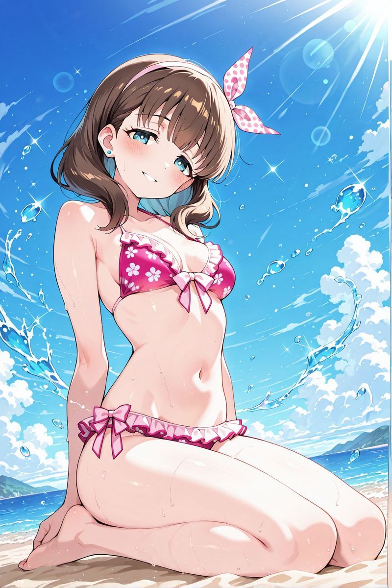 アイドル○スター9  水着に着替えたら サンプル9