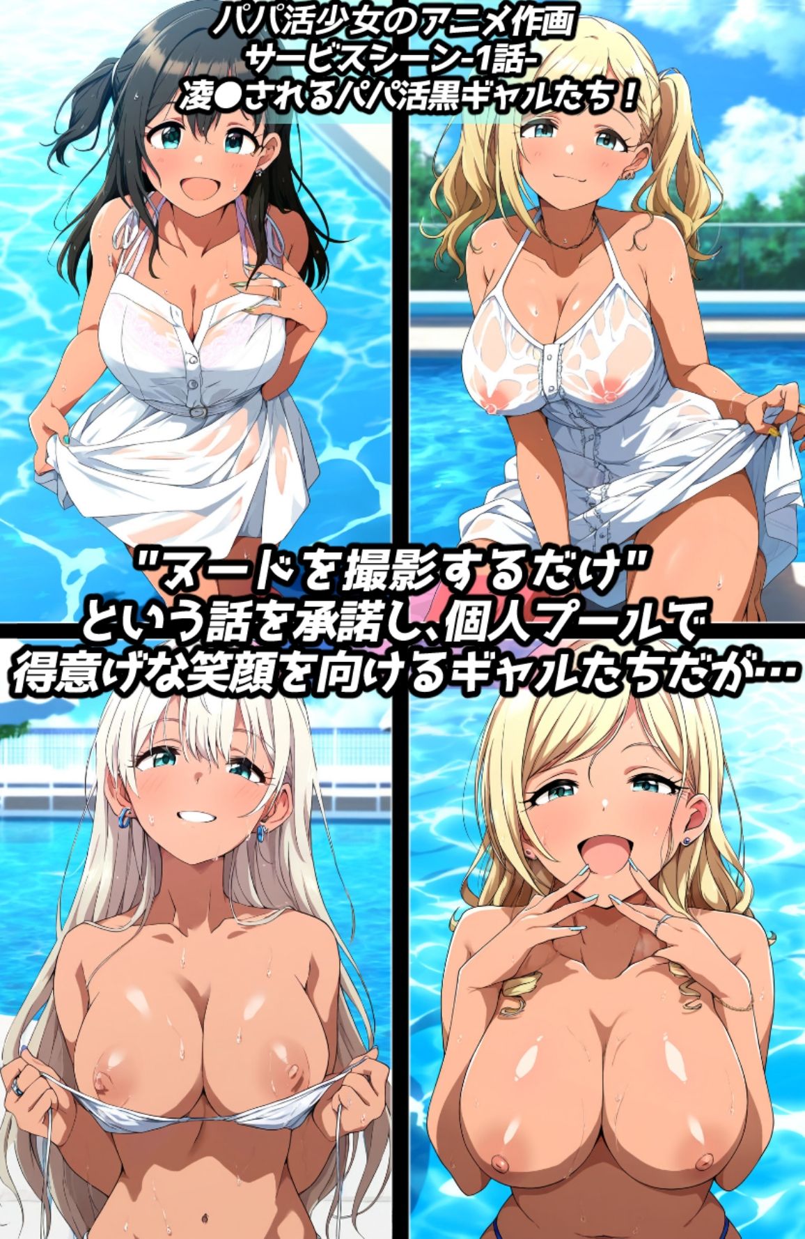 凌●＆わからせフェチ特化 2020年代アニメ作画特集 凌●されるギャル少女たち その1 -500枚を撮影- 画像1