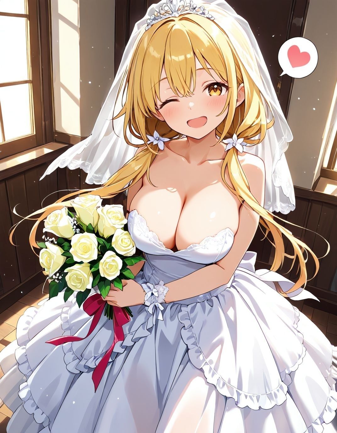 幼馴染と結婚するためにデキ婚狙うことにしました！ ウェディングドレスモデル編 画像1