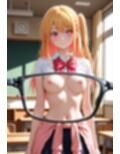 星〇ル〇ー 推しの〇パロディ 制服・ブルマ・競泳水着で学校凌●！メガネ・拘束・おもらし・中出し連発3DCG