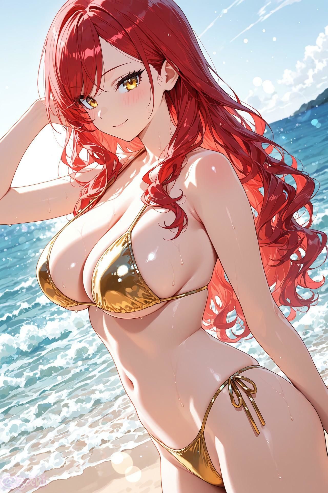 クラスメイトとビーチでイチャイチャ 4 サンプル画像 2