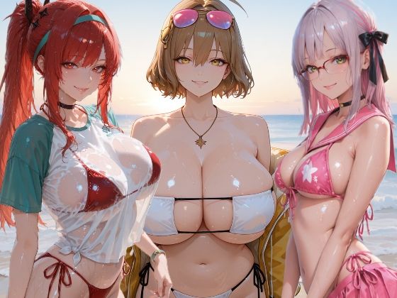 カウンターズの皆といちゃらぶH on ビーチ サンプル2