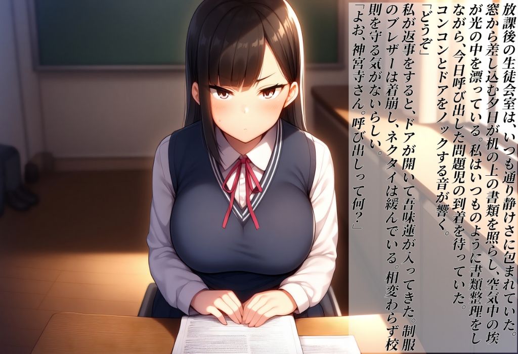 生徒会の副委員長が催●NTRで靴フェチとオナニー中毒にされるまで 画像2