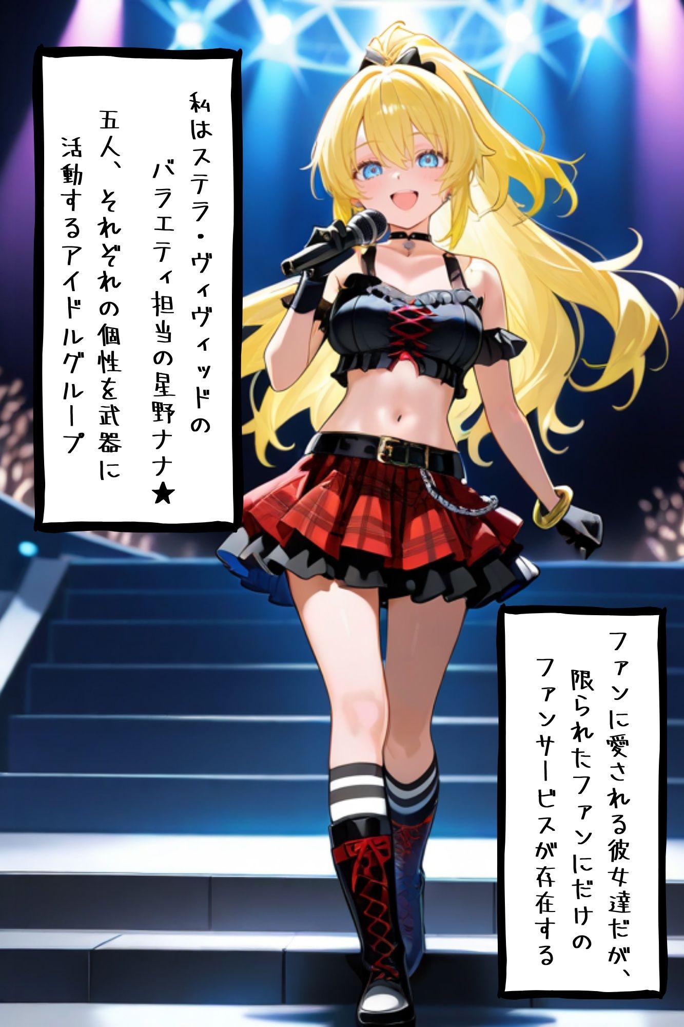 【漫画がアニメ化！】極秘ファンサ・アイドル裏接待  星野ナナ編 サンプル1