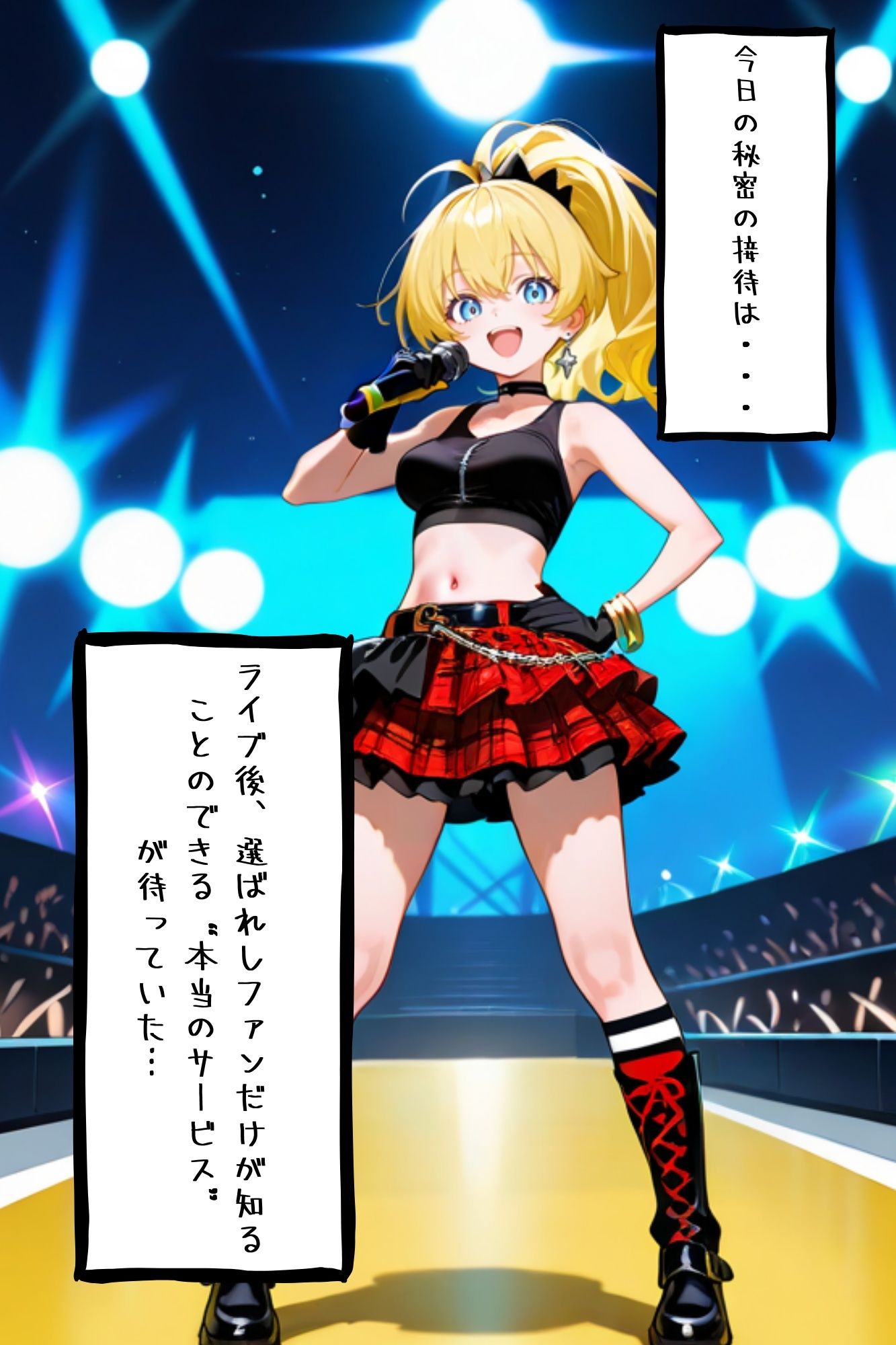 【漫画がアニメ化！】極秘ファンサ・アイドル裏接待  星野ナナ編 サンプル2