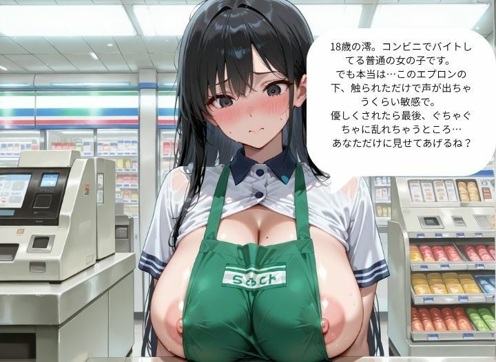 バイト先の爆乳JKを呼び出して…『接客練習』と称した淫乱お仕事で、徹底的に犯しまくった記録。 サンプル1