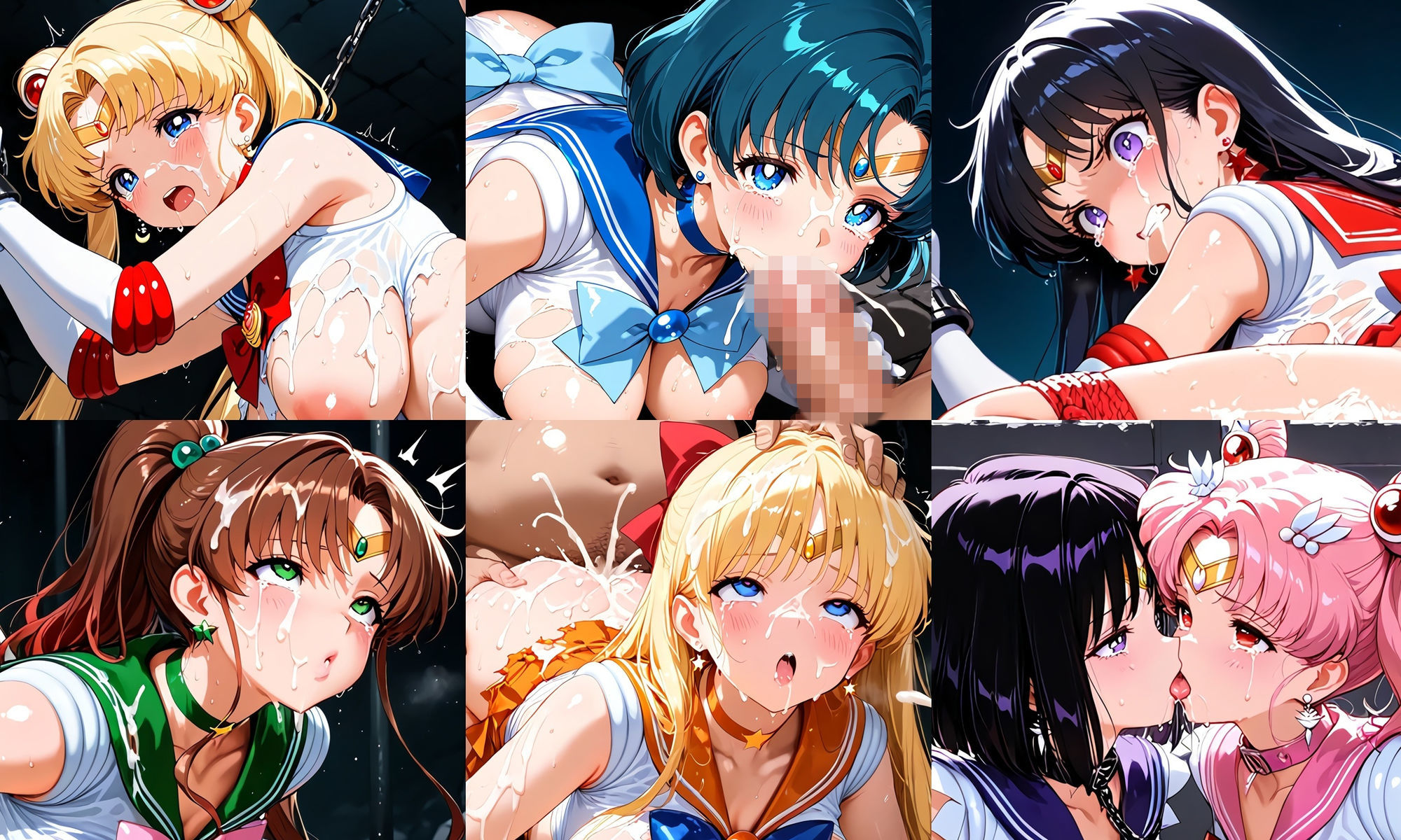 セーラーちびム●ン  見習い戦士の無惨な敗北記録 サンプル10