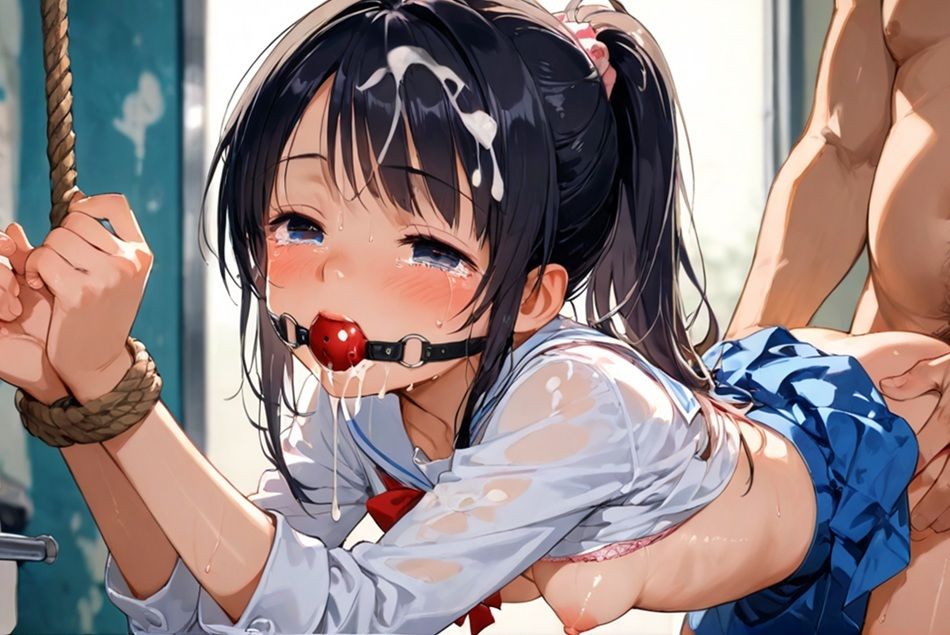 動画制服少女＋ハード。総勢50人をバックでガン突き6