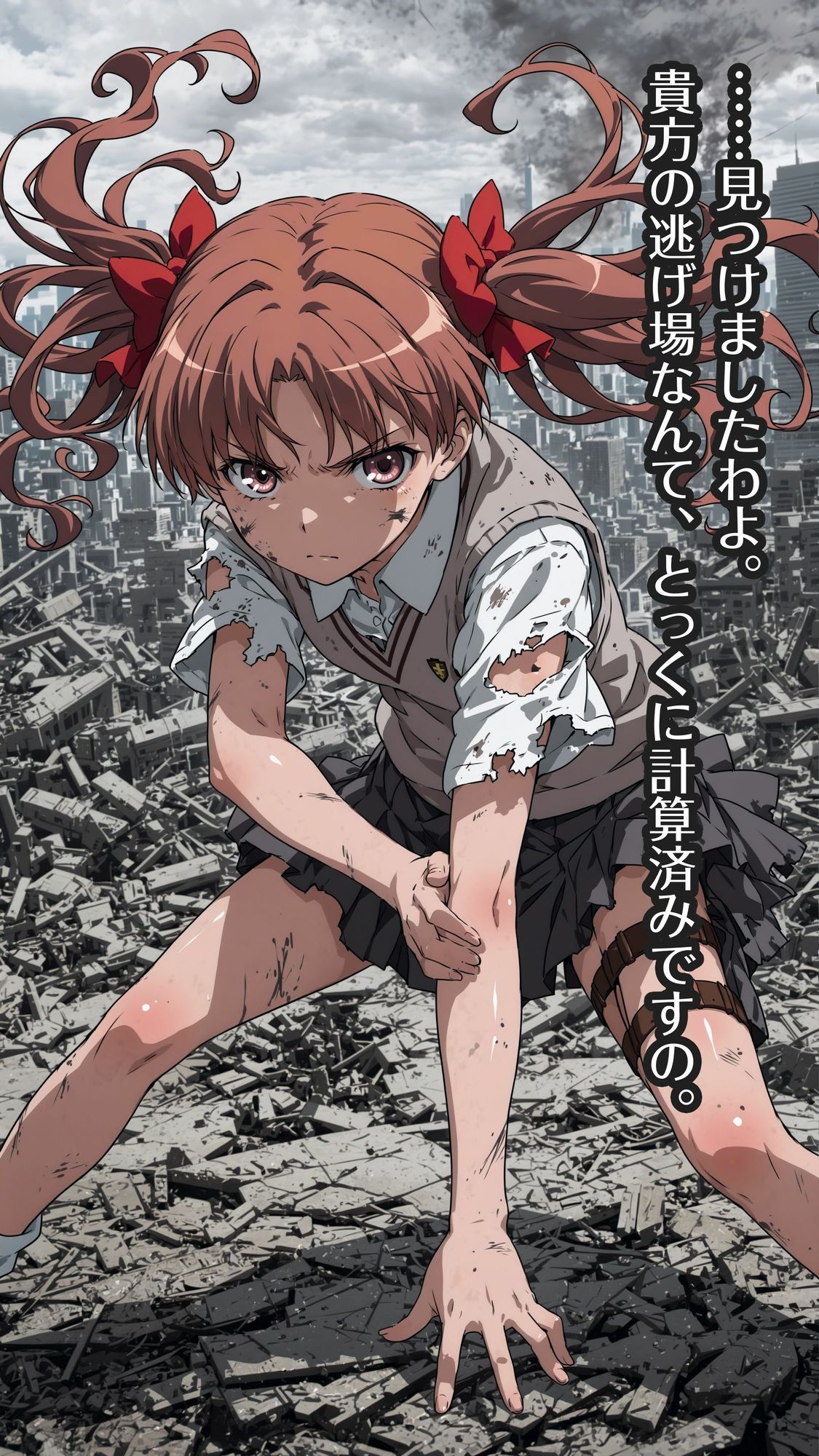 白井黒子がピンチに陥るイラスト集1