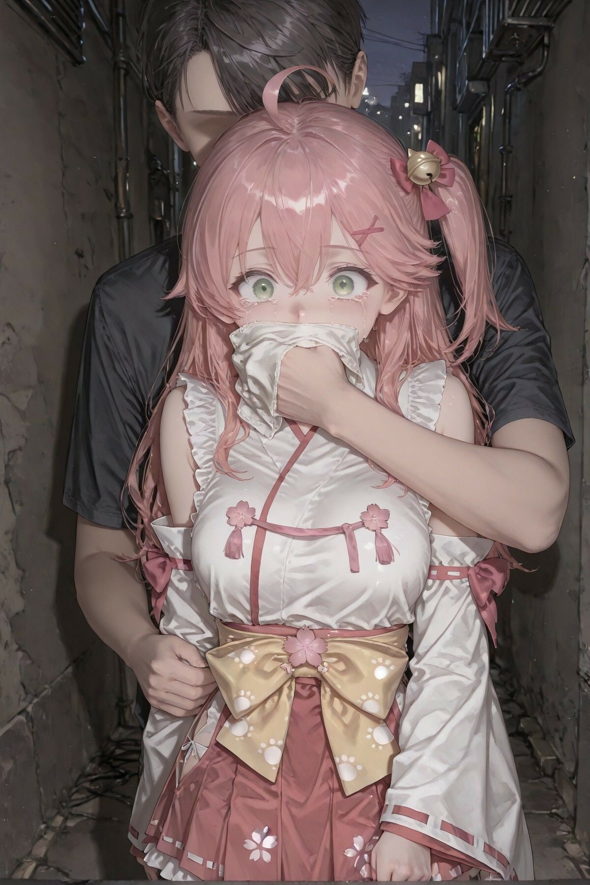 さ〇らみこの路地裏拘束レ〇プ 画像1