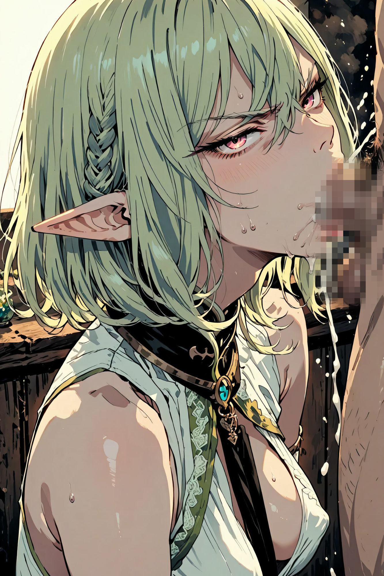 くっころ巨乳エルフの捕獲記録 気高きエルフが犯●れ続ける 画像1