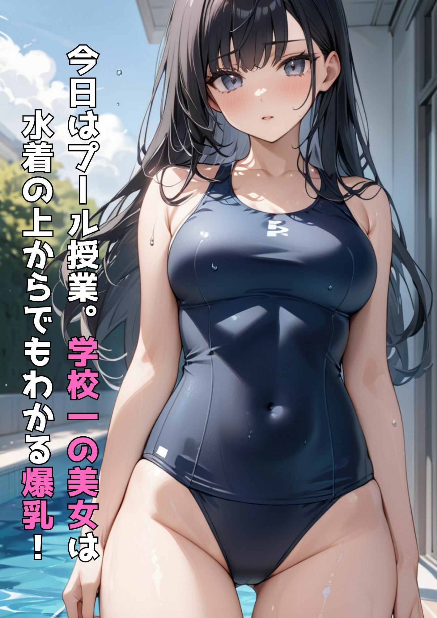 清楚なのに爆乳なあの子はデカチンを欲しがるただの淫乱女でした 画像1