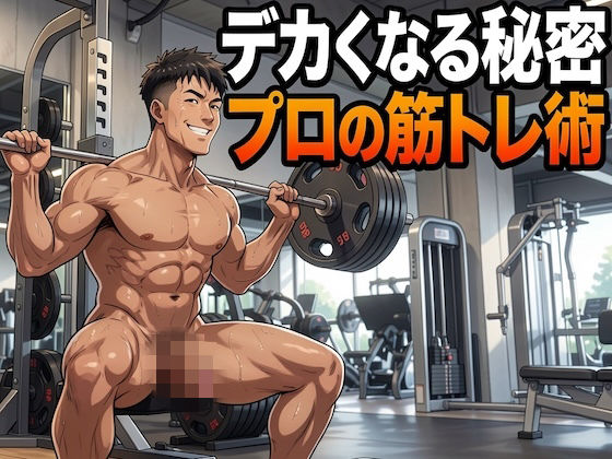 ぜんぶ見せます！プロボディビルダーの全裸筋トレ解説！