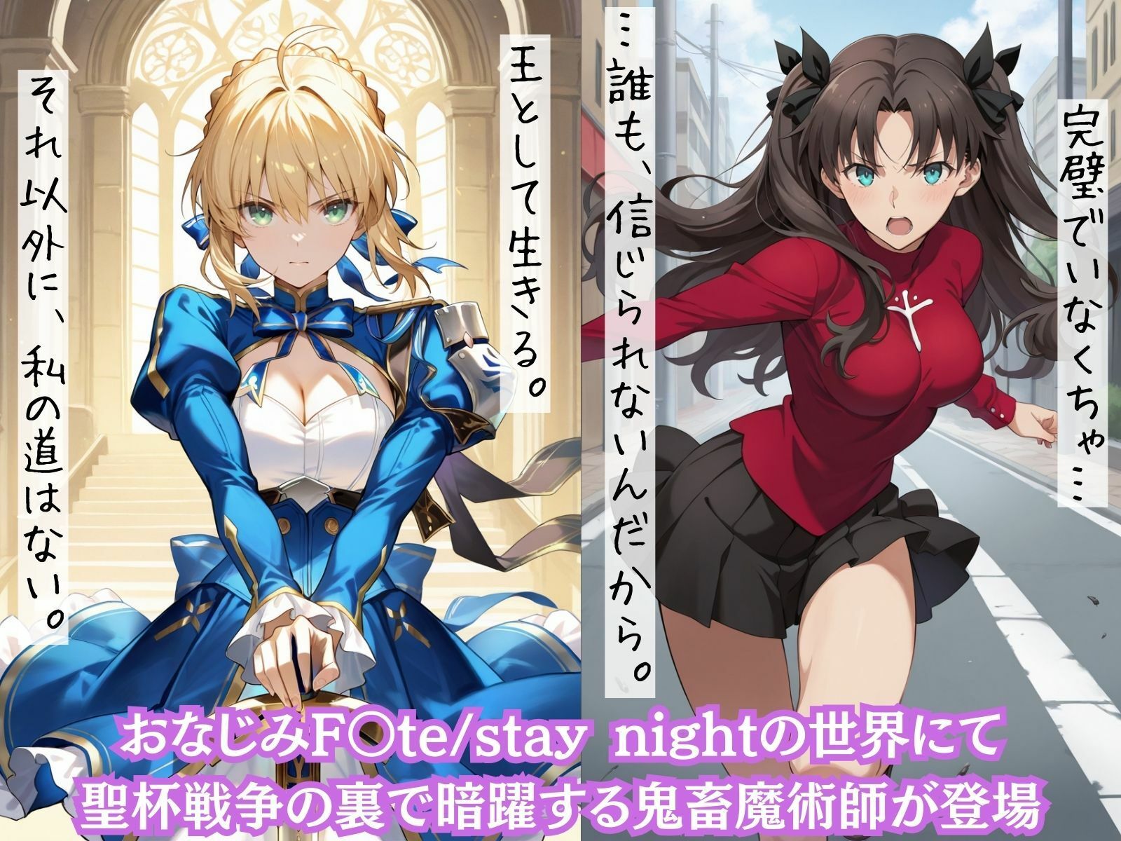もしも誇り高き美少女ヒロインたちを〇〇の力で強●的に快楽堕ちさせたら? Fate/stay night 編 画像1