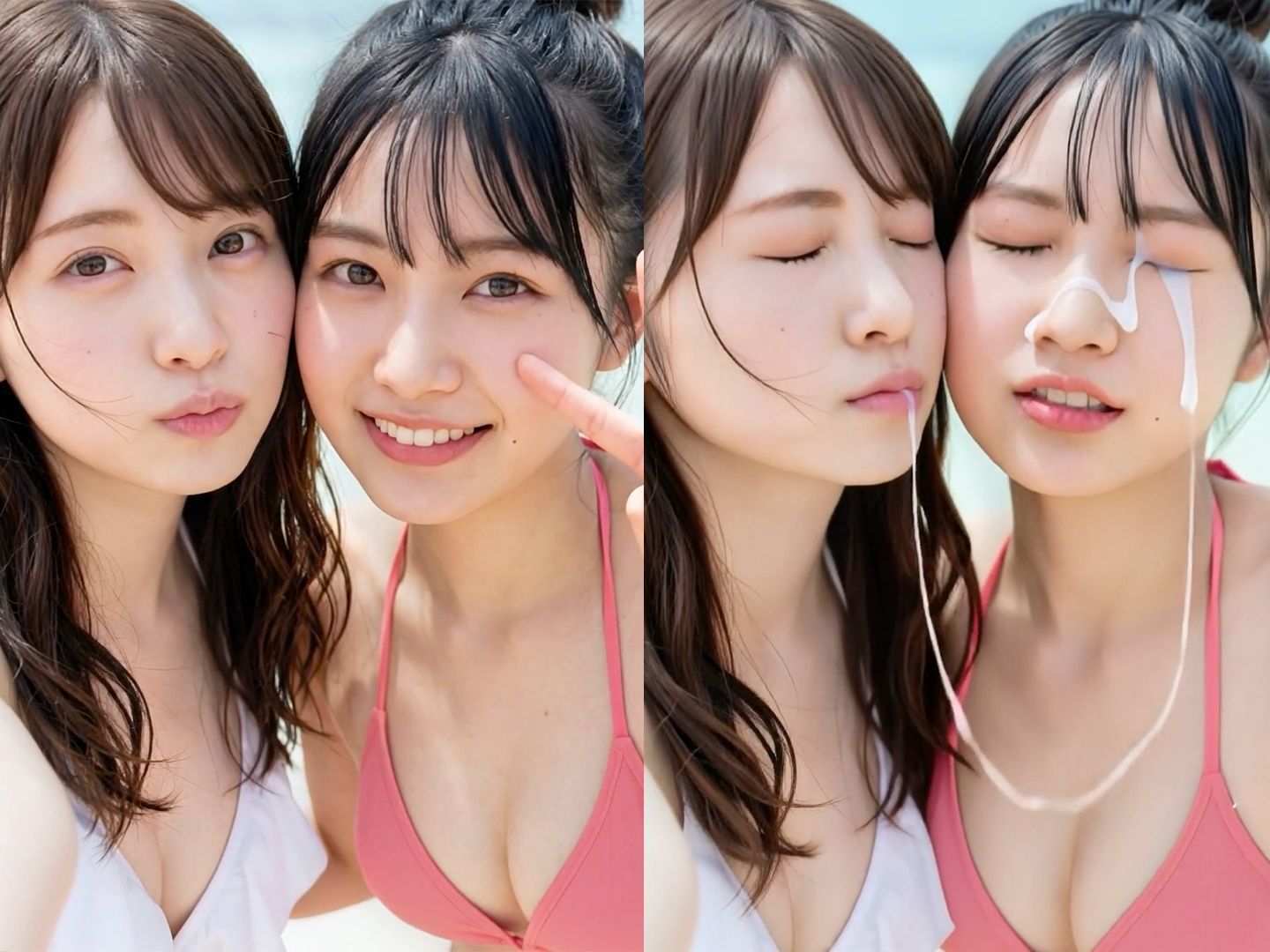 【動画】総勢100人ぶっかけ！大量顔射祭り 画像1