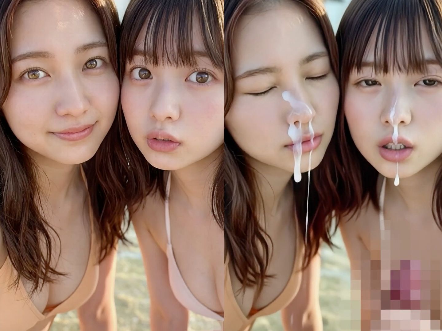 【動画】総勢100人ぶっかけ！大量顔射祭り 画像9