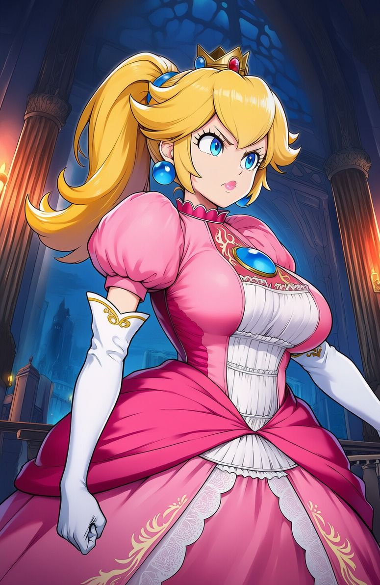 ピーチ vs ぬるぬる触手 サンプル2