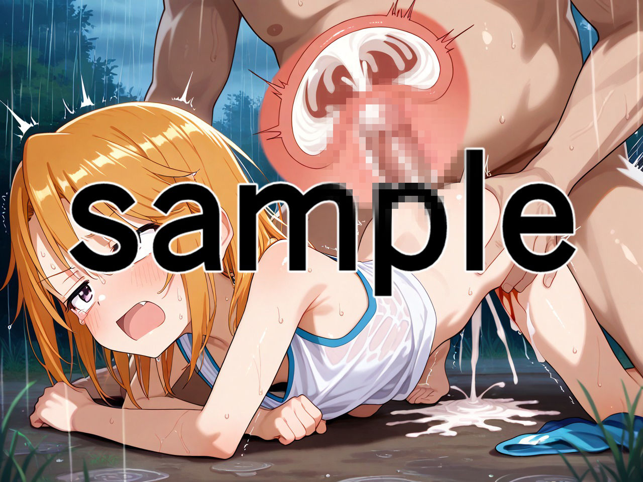 雨の日はお外でロリレ〇プ! アイマス編3