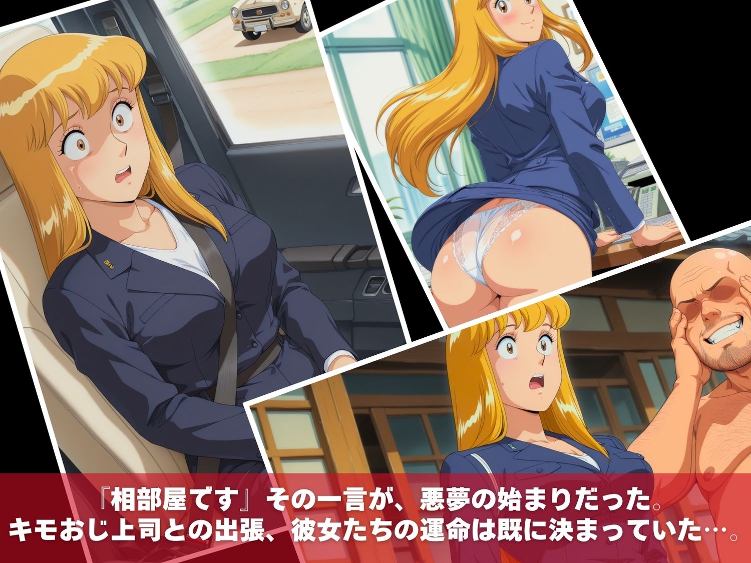 こちら温泉旅館調教所 〜キモおじ上司の肉便器調教〜 画像1