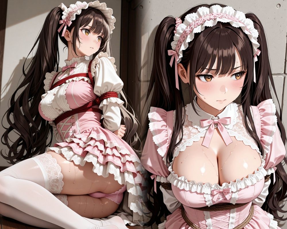 frills twintails restrained 画像1