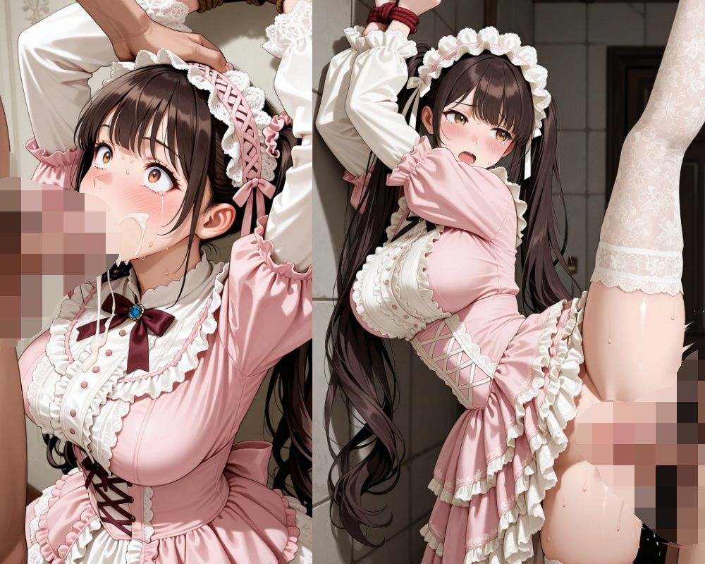 frills twintails restrained 画像3