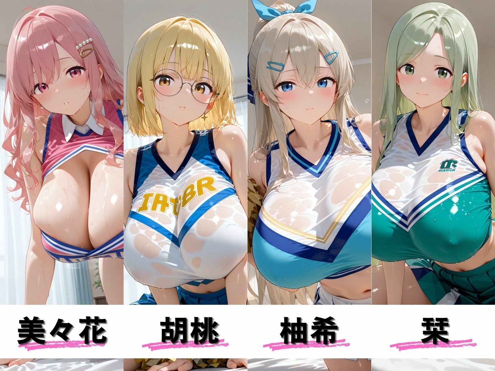 乳がでかい爆乳義妹チアリーダーズ！ベッドの上の全力応援2