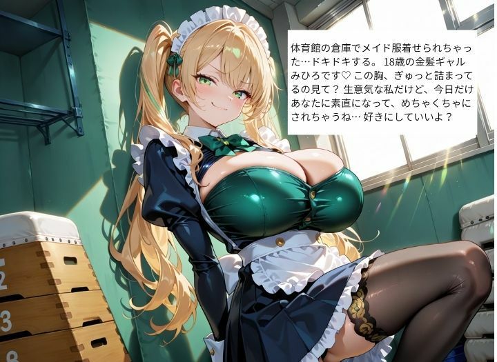 生意気な爆乳ギャルJKにメイド服を着させていいなりセックス サンプル5