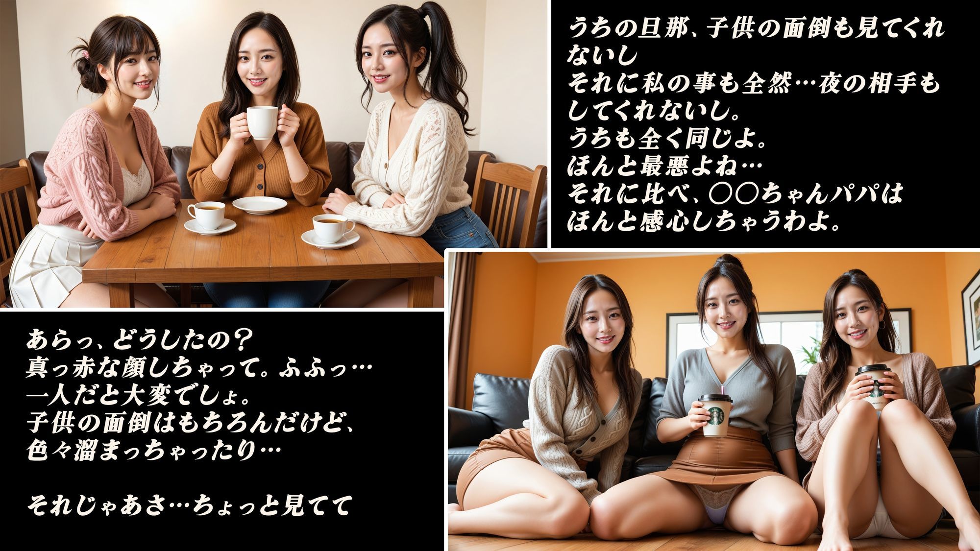 ママ友のお茶会に招待されたシングルファザーの僕2 サンプル4