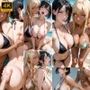 水着美女2人と。。