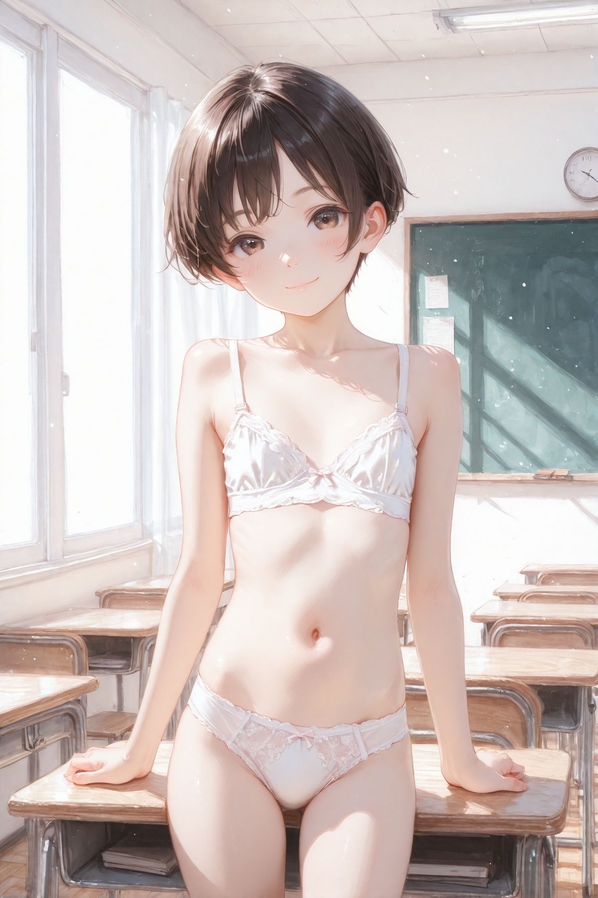 ちっぱい女子校生が俺を誘惑してくる サンプル画像 8