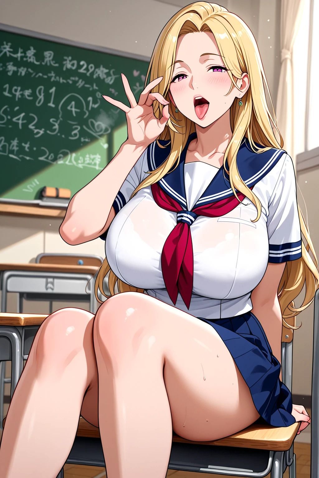学校にて  At School 画像1